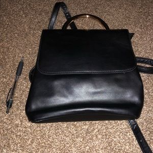Little Black Backpack purse